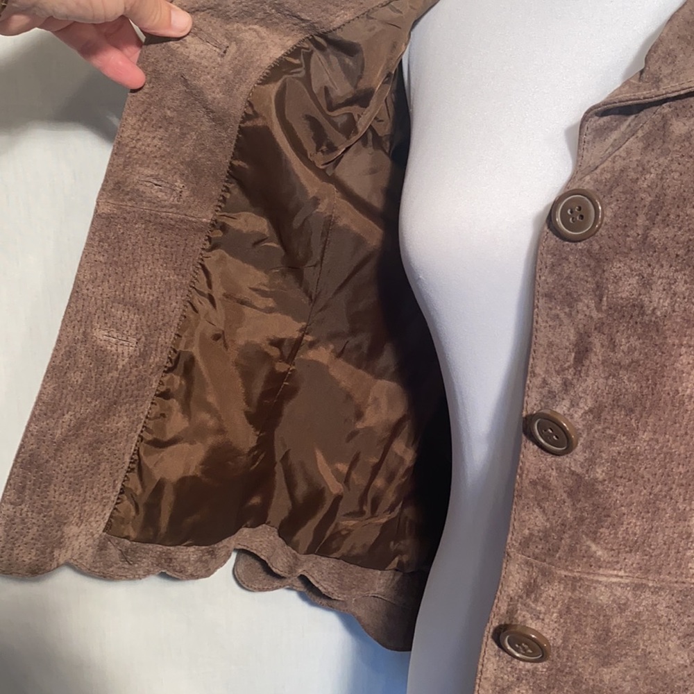 Bamboo Trader Suede Jacket. Size Medium. - image 4